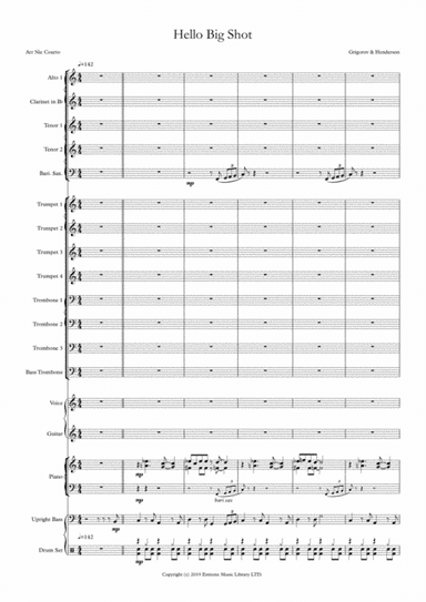 Hello Big Shot (arr. Nic Courto)