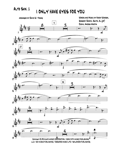 I Only Have Eyes For You (arr. David W. Young)