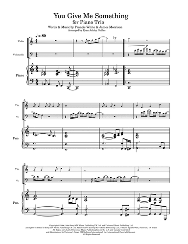 You Give Me Something (arr. Ryan Ashley Nobles)