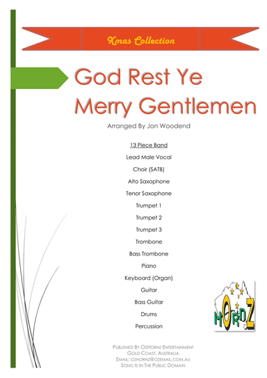 God Rest Ye Merry Gentlemen (arr. Jon Woodend)