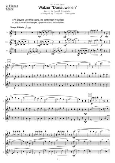 Walzer "Donauwellen" (arr. Tsuyoshi Yoroiguma)