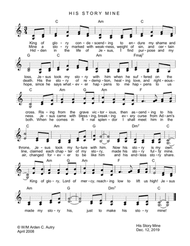 His Story Mine (King of Glory Condescending)
