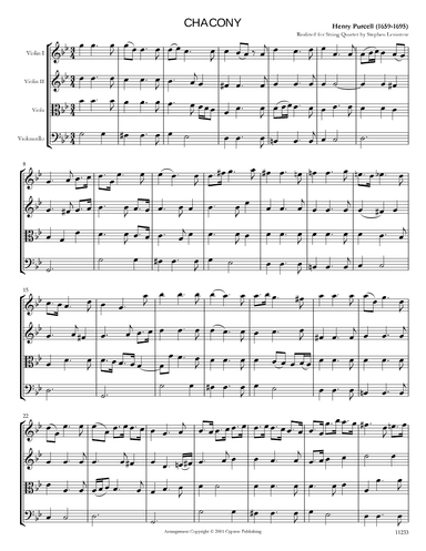 Chacony (arr. Stephen Levintow)