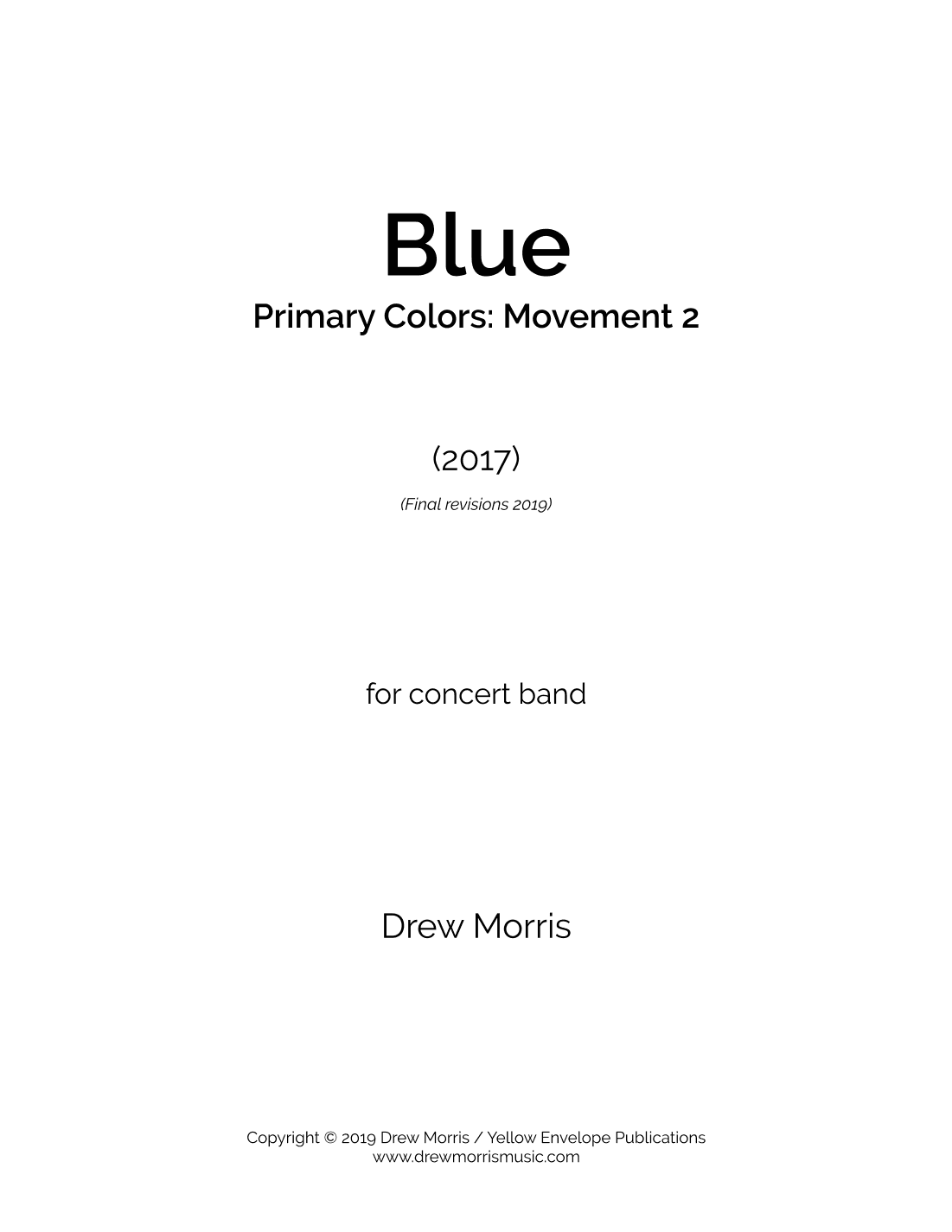Blue - From Primary Colors Suite