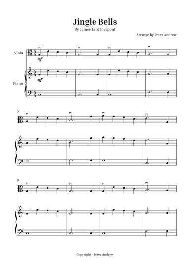 Jingle Bells (arr. Peter Andrew)