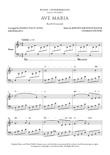 Ave Maria (arr. Danilo "Daca" Alves)