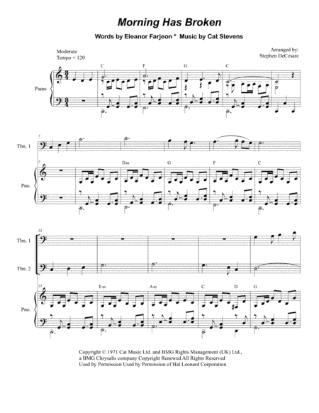 Morning Has Broken (arr. Stephen DeCesare)