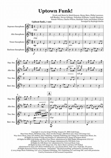 Uptown Funk (arr. Kayleigh Huelin)