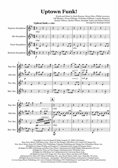 Uptown Funk (arr. Kayleigh Huelin)