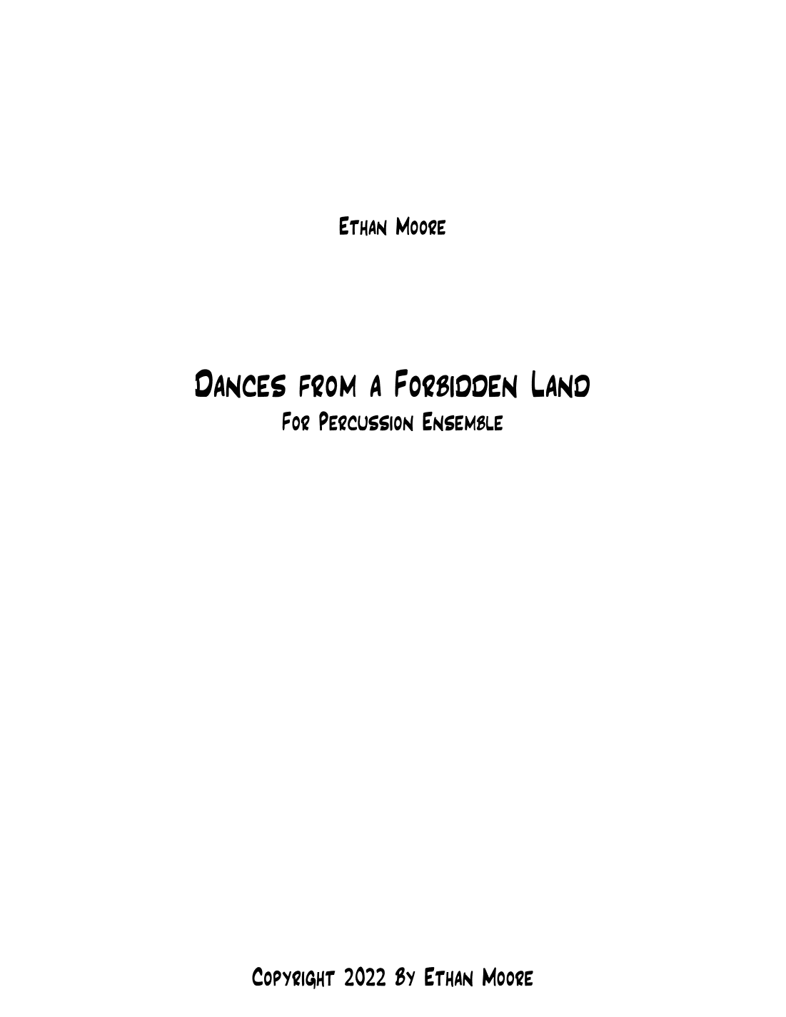Dances From a Forbidden Land