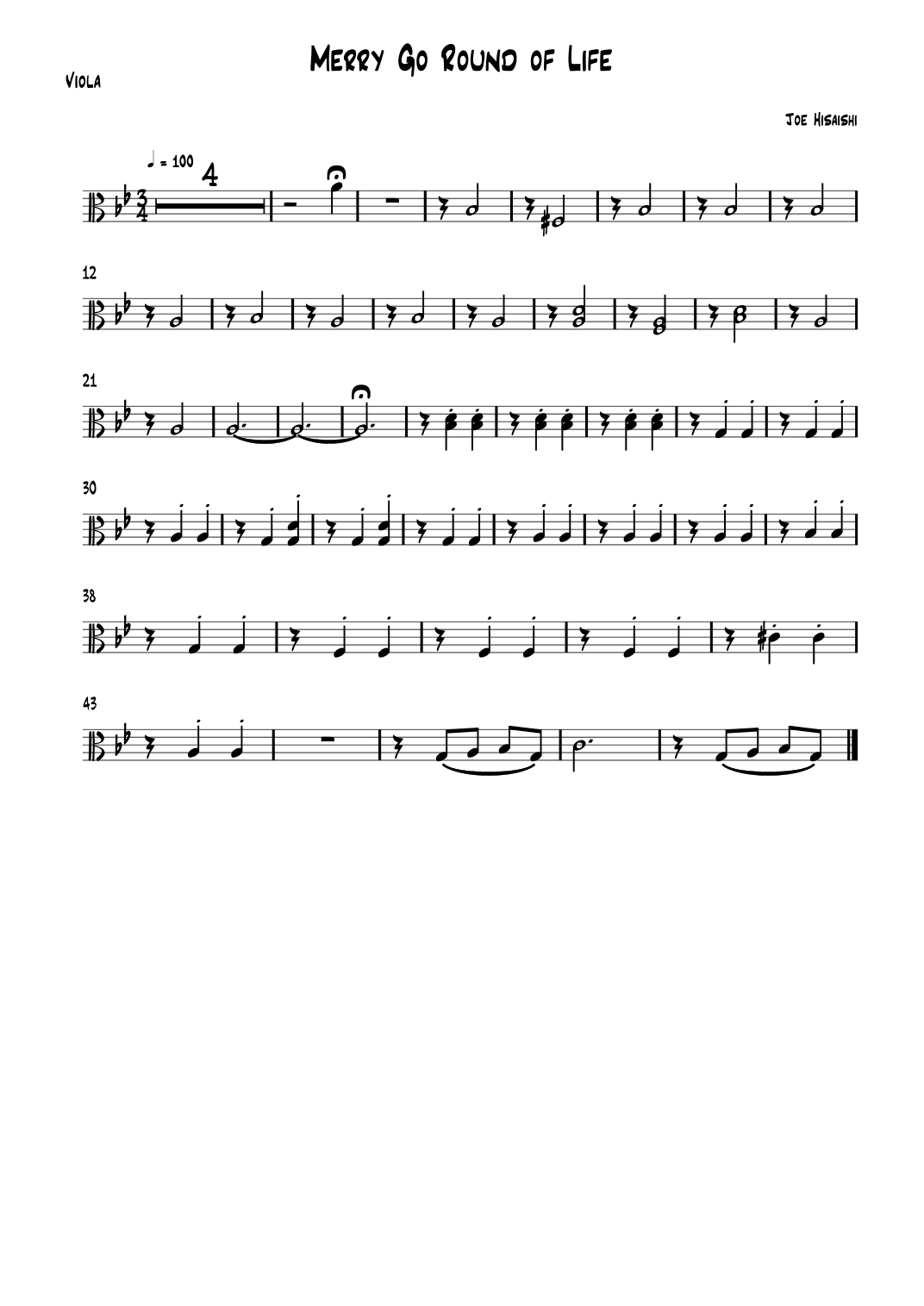 The Merry Merry-go-round (arr. Sr. Guaima)