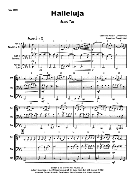 Hallelujah (arr. Thomas H. Graf)