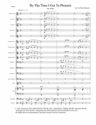 By The Time I Get To Phoenix (arr. Paul Hemmer)