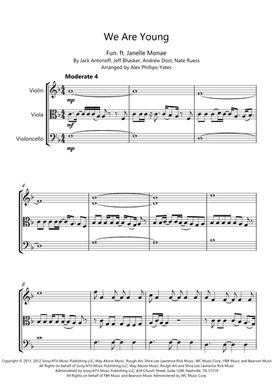 We Are Young (arr. Alex Phillips-Yates)