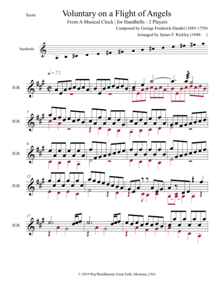 Voluntary on a Flight of Angels - A Musical Clock (arr. James F. Rickley)