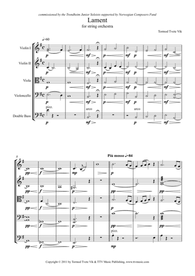 Lament for String Orchestra