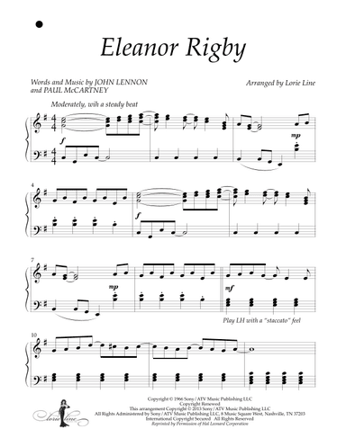 Eleanor Rigby (arr. Lorie Line)