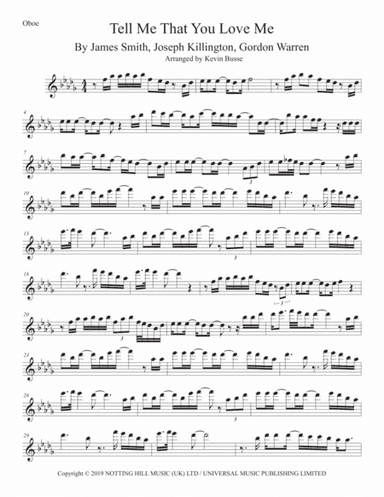 Tell Me That You Love Me (arr. Kevin Busse)