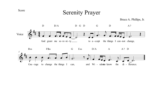 Serenity Prayer