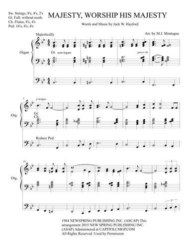 Majesty (arr. M.J. Montague)