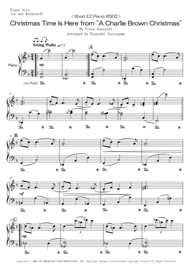 Christmas Time Is Here (arr. Tsuyoshi Yoroiguma)