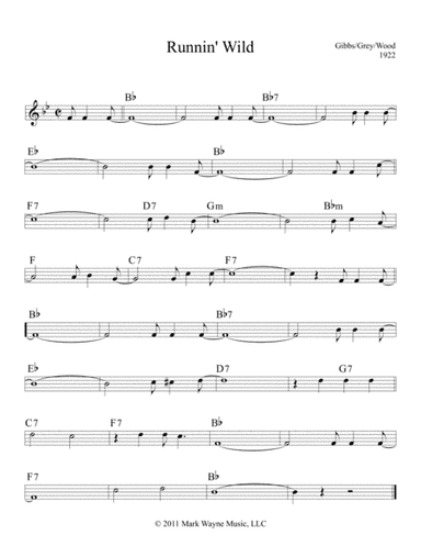 Runnin' Wild (arr. Mark Huxhold)