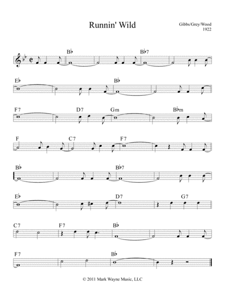Runnin' Wild (arr. Mark Huxhold)