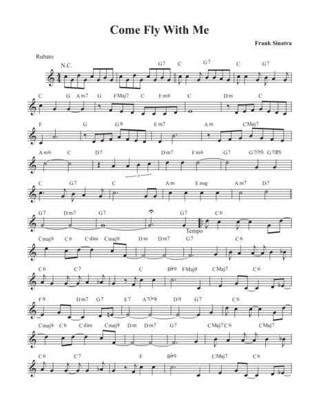 Come Fly With Me (arr. David M Fagnant)