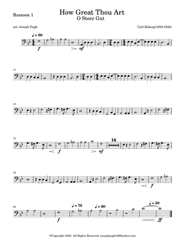 How Great Thou Art (arr. Joseph Pugh)