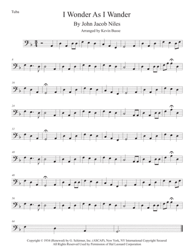 I Wonder As I Wander (arr. Kevin Busse)