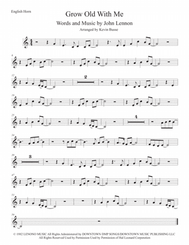 Grow Old With Me (arr. Kevin Busse)