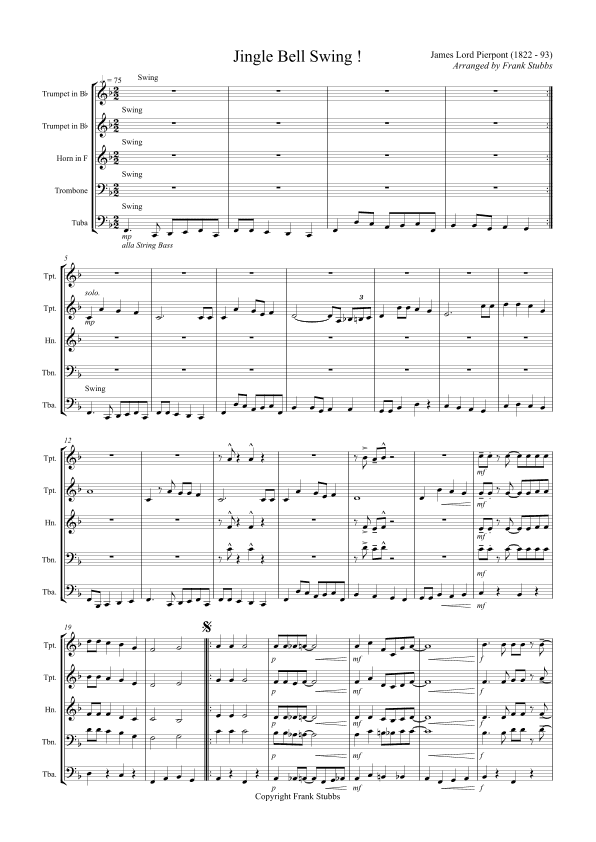 Jingle Bell Swing! (arr. Frank Stubbs)