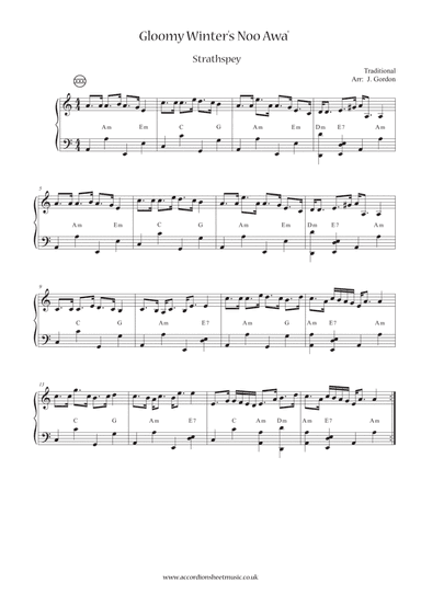 Gloomy Winter's Noo Awa' (arr. Julia Gordon)