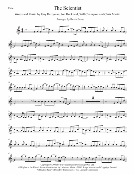 The Scientist (arr. Kevin Busse)