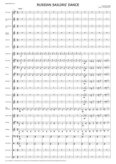 Russian Sailor's Dance (arr. Yves Bouillot)