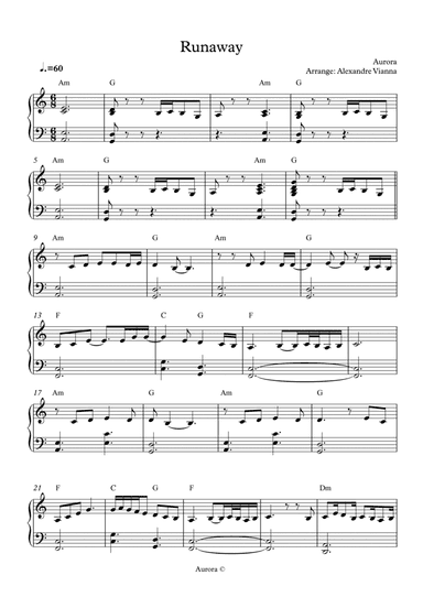 Runaway (arr. Alexandre Vianna)