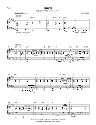 Angel (arr. Chris King)