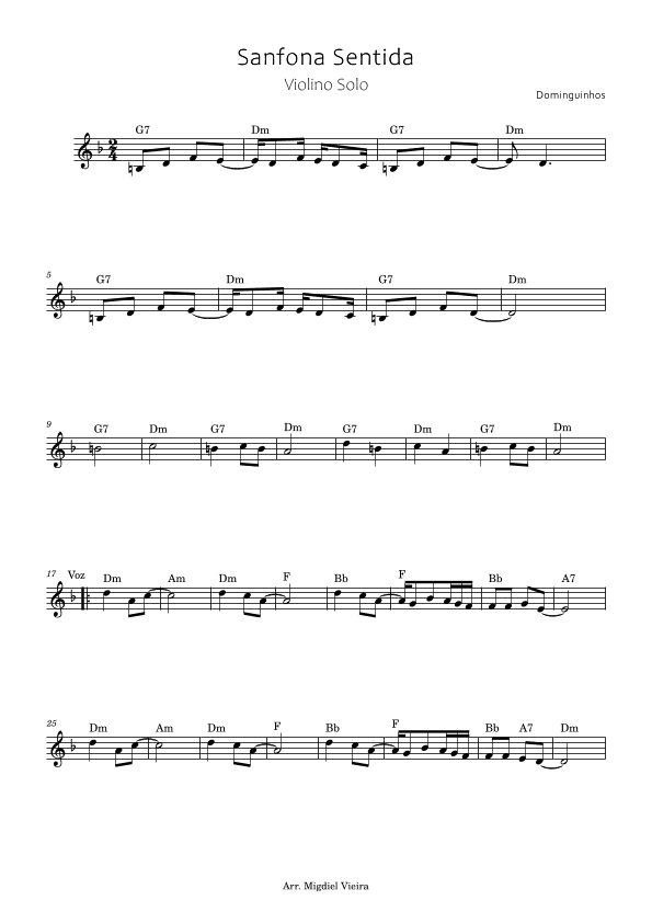 Sanfona Sentida (arr. Luiz Gonzaga)