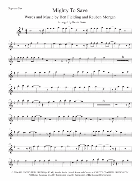 Mighty To Save (arr. Kevin Busse)
