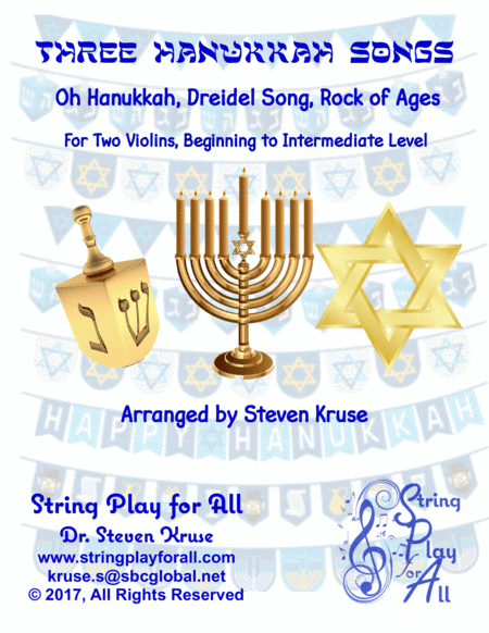 Three Hanukkah Songs for Two Violins (arr. Steven Kruse)