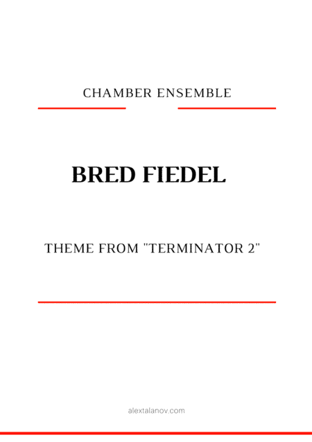 Theme From "terminator 2" (arr. Alex Talanov)