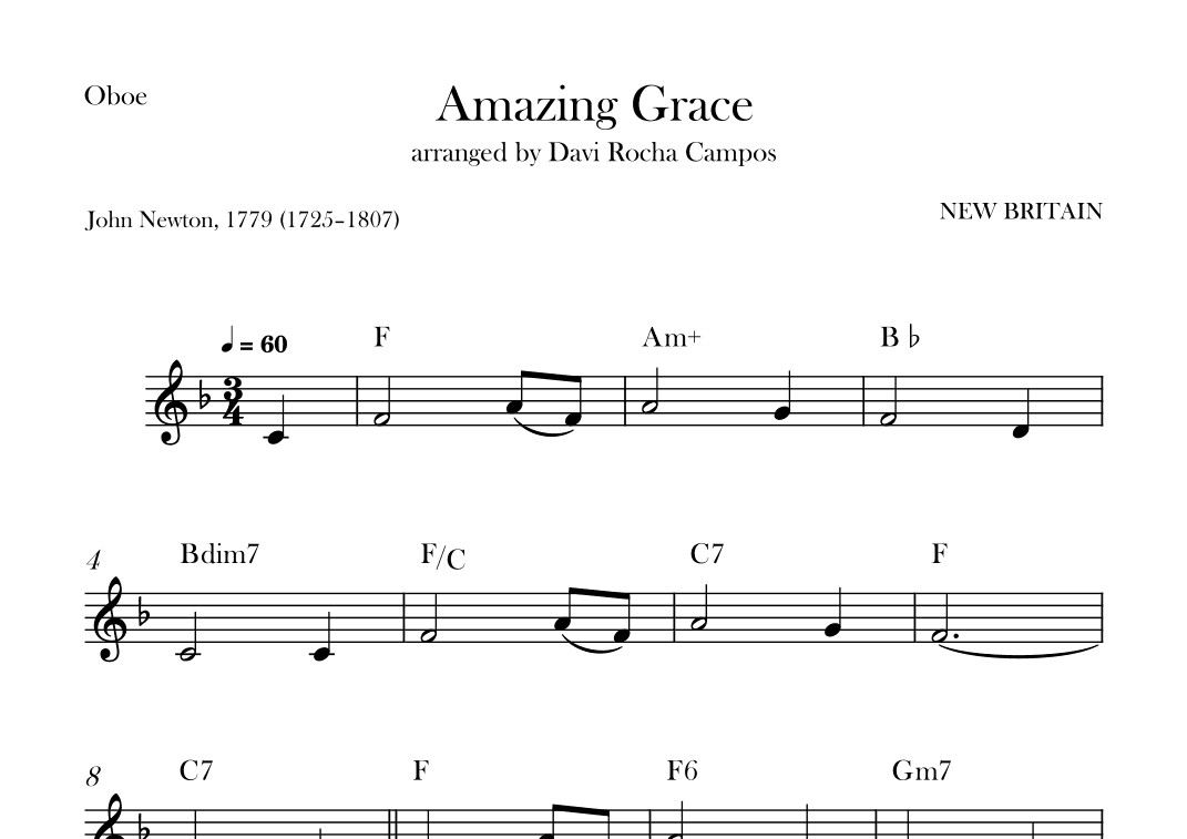 Amazing Grace (arr. Davi Rocha Campos)