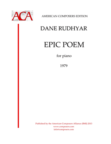 [Rudhyar] Epic Poem