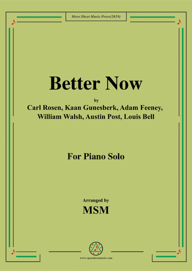 Post Malone (arr. Open Cloud)
