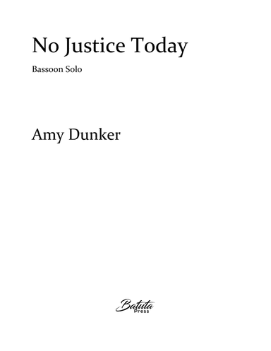 No Justice Today