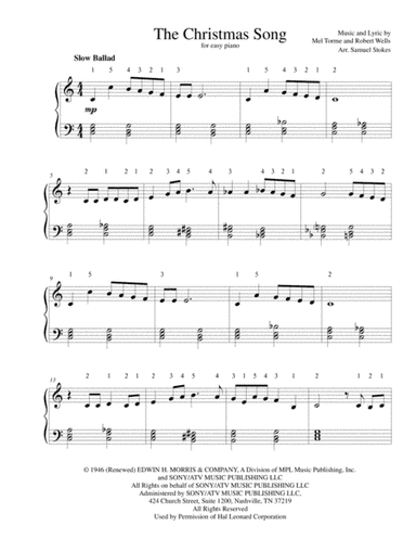The Christmas Song (Chestnuts Roasting On An Open Fire) (arr. Samuel Stokes)