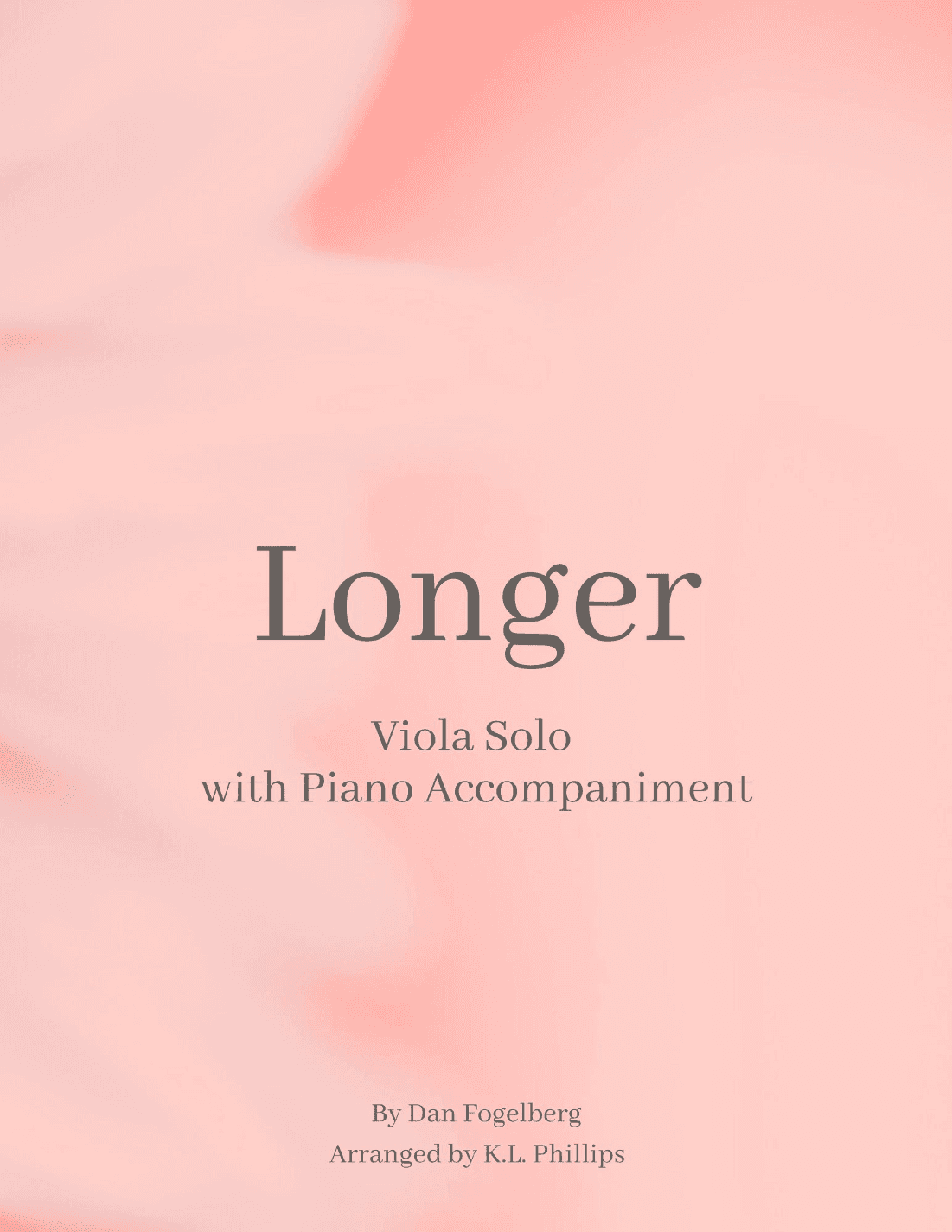 Longer (arr. K.L. Phillips)