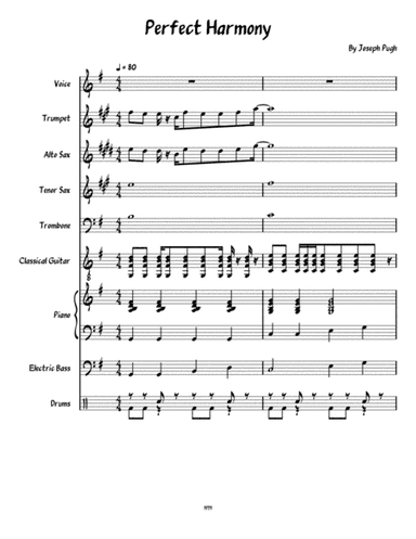 Perfect Harmony  (Jazz Ensemble)