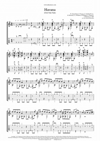 Havana (arr. Nicolas Kyriakou)