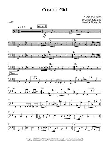 Cosmic Girl (arr. David Lartey)